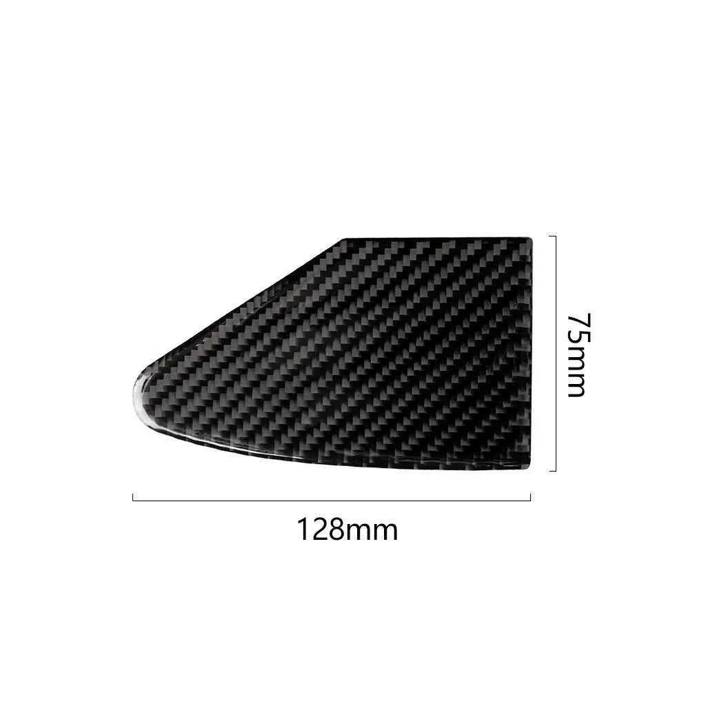 Carbon fibre USB charging port panel decorative sticker with 3M adhesive backing