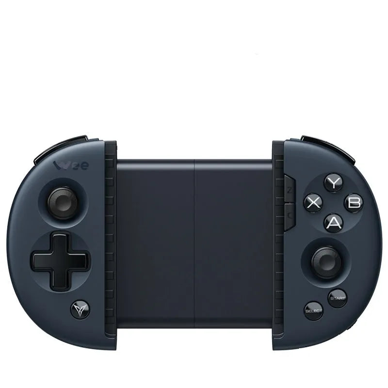 Feizhi Wee2T mobile game controller in midnight blue with USB cable