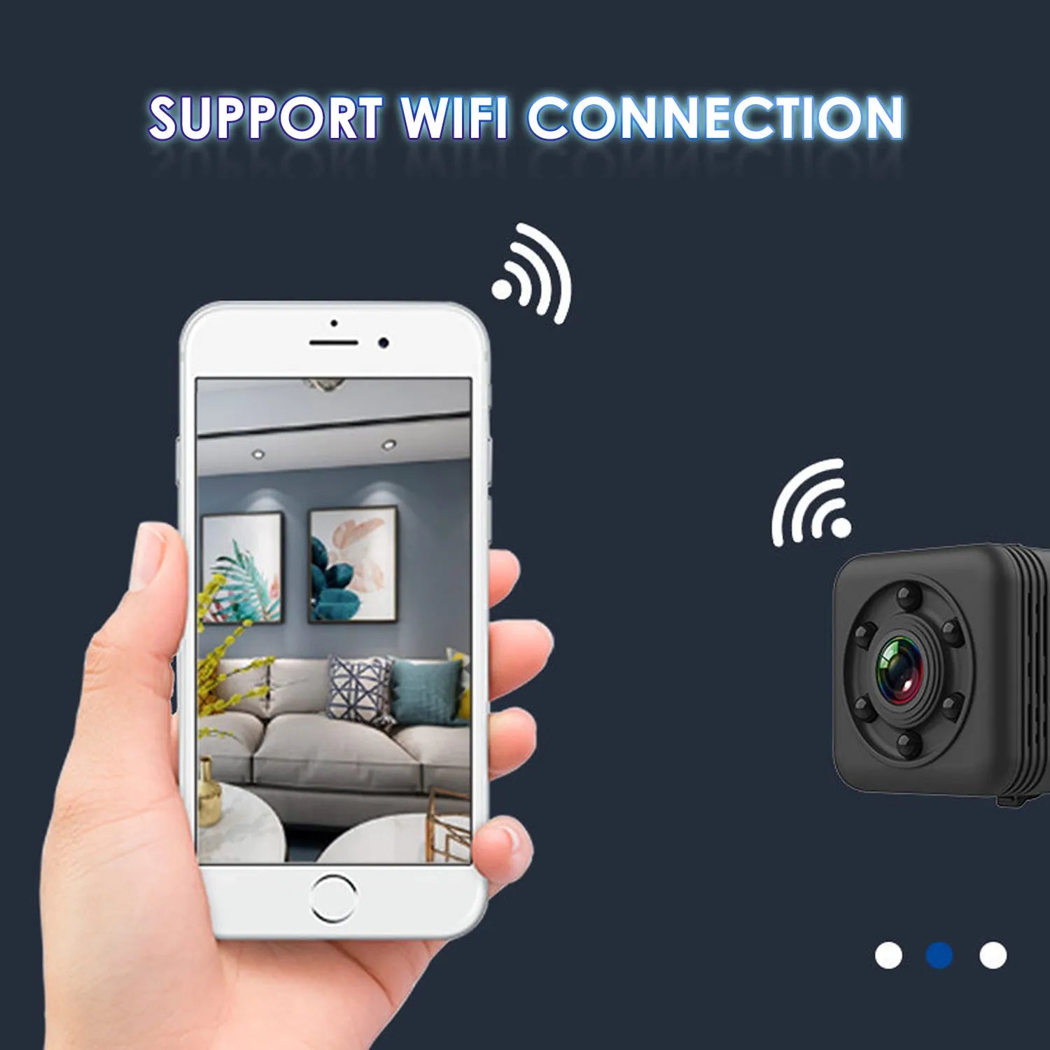 SQ29 black waterproof sports camera for action recording during cycling and diving activities