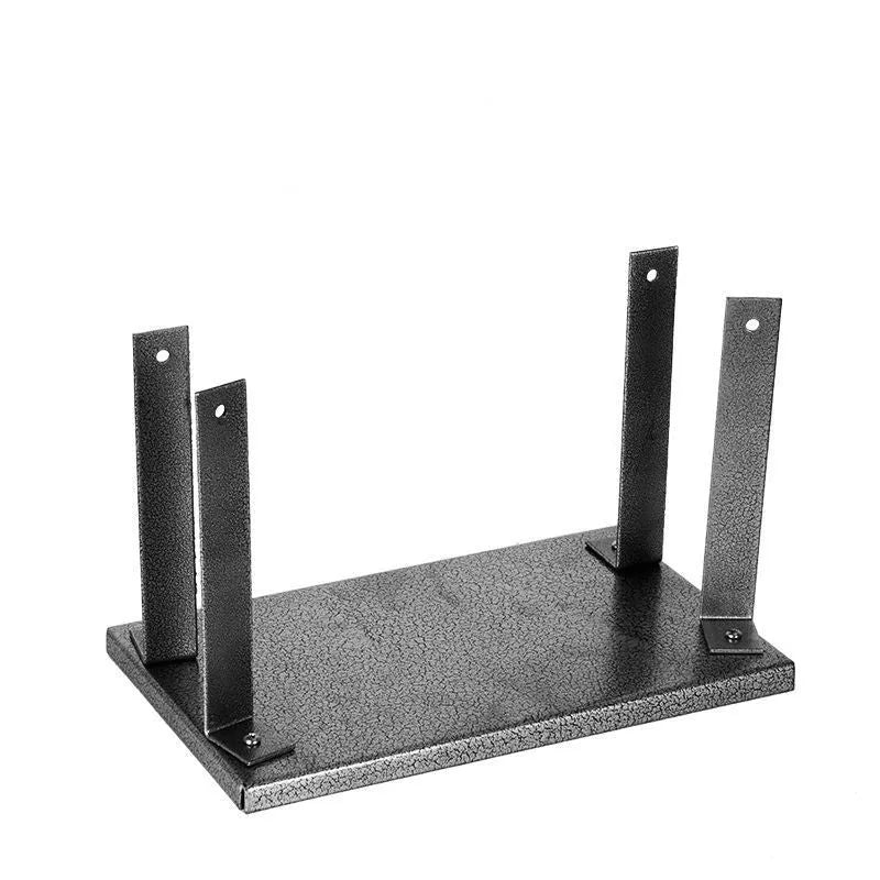 Black iron flip chip bracket accessory for electric planers measuring 285mm length