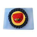 Black PVC educational virus biological model with 20cm by 15cm by 7cm dimensions