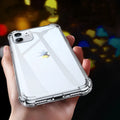 Transparent white silicone shockproof protective case for Apple iPhone