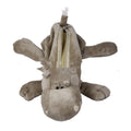 Soft plush Korean cartoon animal pencil case for children with round design and multiple animal options