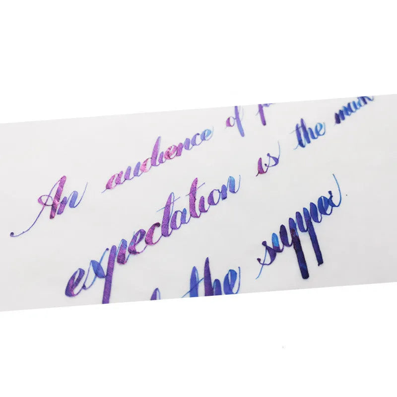 Bottle of Strong Sheen Gradient Colour Ink for fountain pens in Red Tide or Truffle shade.