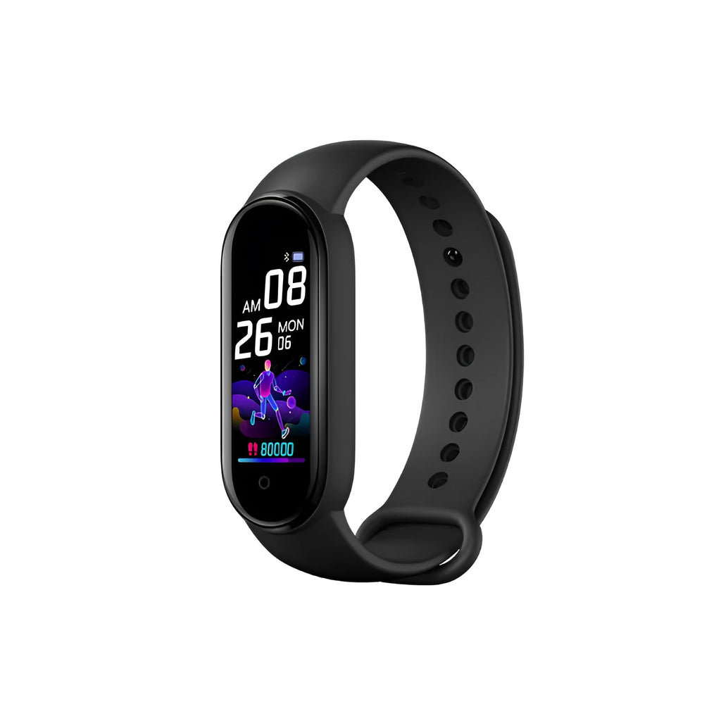 M5 smart sports bracelet with 0.96 inch screen for heart rate and blood pressure monitoring