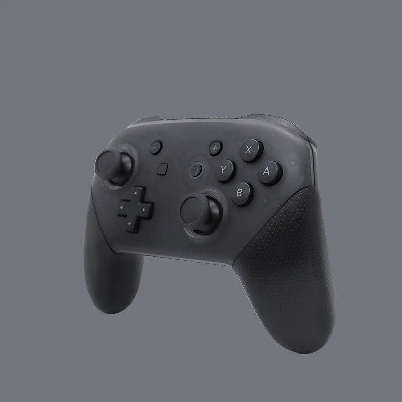 Black Nintendo Switch PRO wireless Bluetooth gamepad controller with vibration and screen capture functions