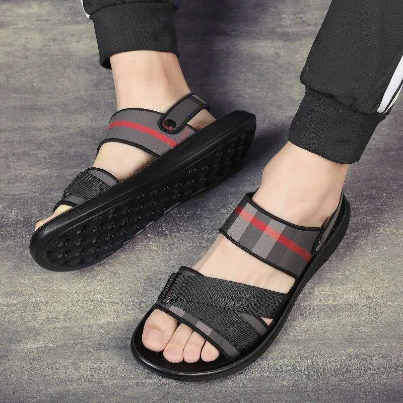 Youth leisure sandals with Lycra upper and polyurethane sole in sizes 38 to 44