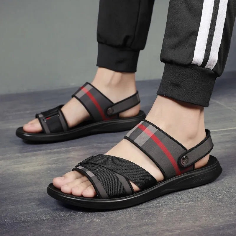 Youth leisure sandals with Lycra upper and polyurethane sole in sizes 38 to 44