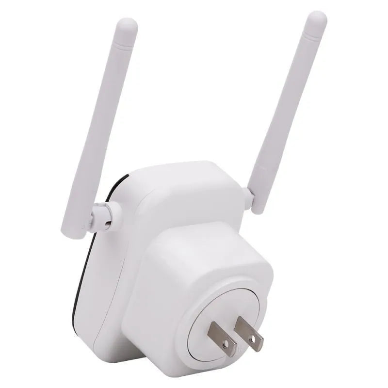 Wireless WiFi repeater 802.11n with lightning protection, 110-240V, includes RJ45 cable, EU US UK AU plug options
