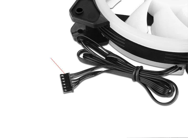 12cm camouflage pattern RGB colour changing PC chassis cooling fan with hydraulic bearing