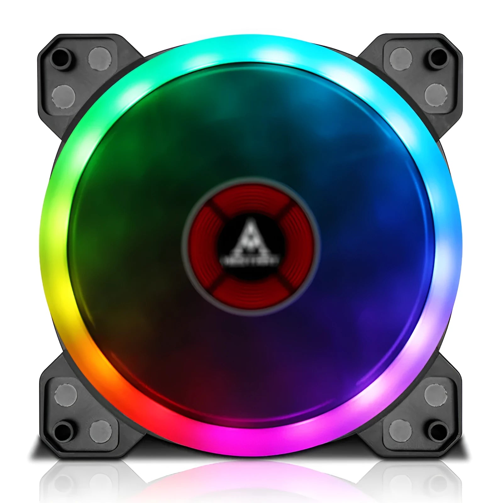 12cm camouflage pattern RGB colour changing PC chassis cooling fan with hydraulic bearing