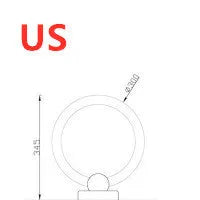 Nordic style wooden circular chandelier with acrylic shade in 20cm or 30cm diameter options.
