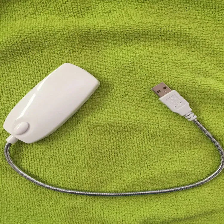 Flexible USB LED reading lamp with adjustable neck in four colour options