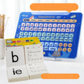 Interactive audio wall chart for Chinese character learning with pinyin cards for children