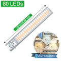 European style aluminium alloy USB rechargeable motion sensor cabinet light for wardrobes and corridors.