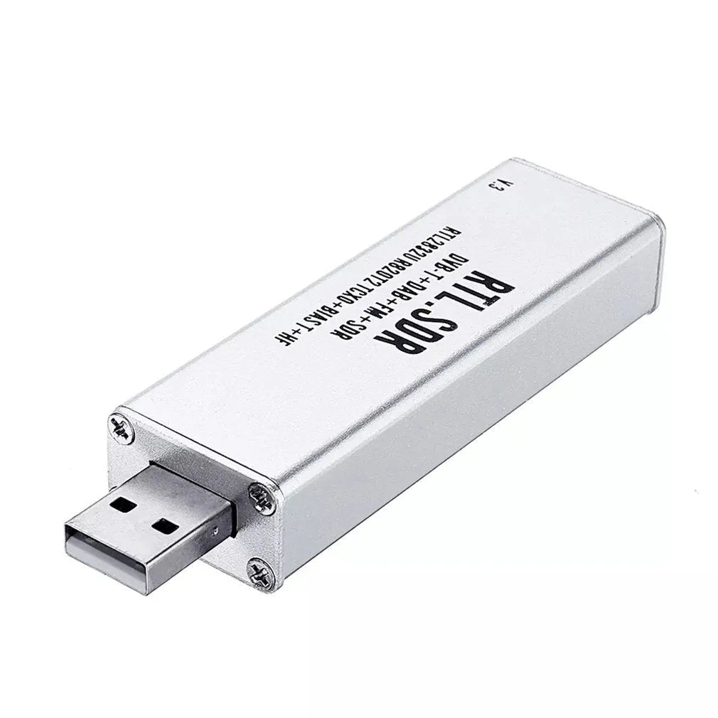 A300U black metal all-band SDR software receiver for ADS-B and radio signal monitoring.