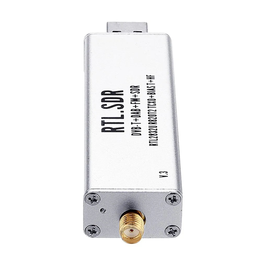 A300U black metal all-band SDR software receiver for ADS-B and radio signal monitoring.
