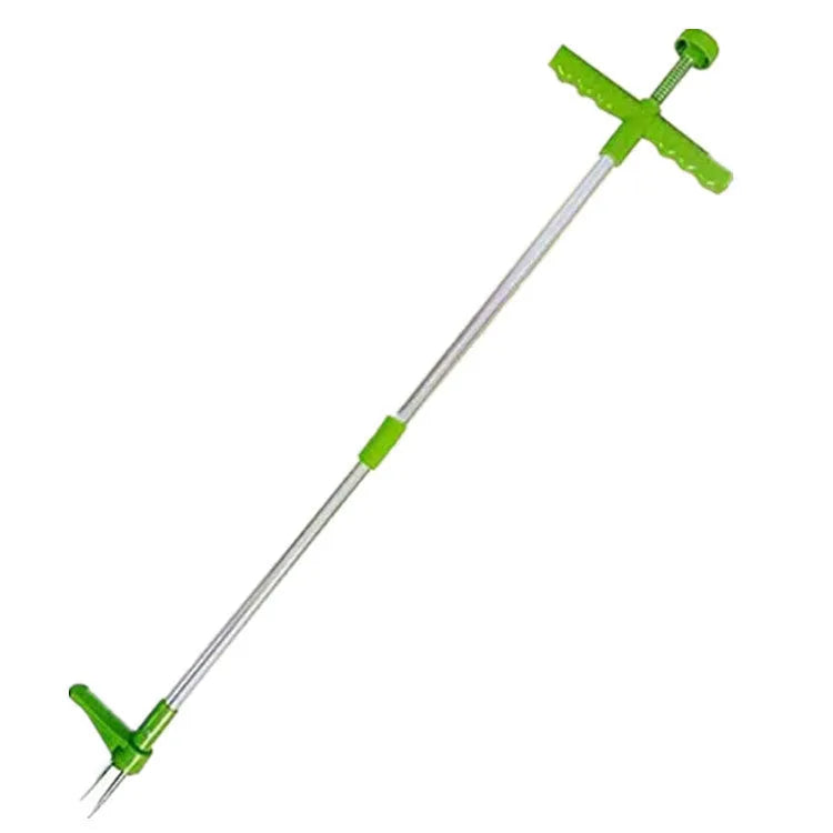 Aluminium tube manual weed puller gardening tool measuring 50cm long