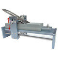 Aluminium alloy fixed angle sharpening tool for woodworking chisels and carving knives on a workbench