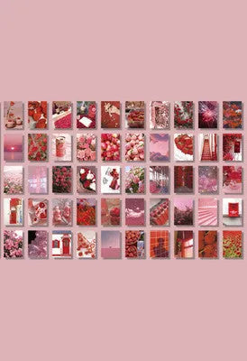 Japanese paper sticker book with 50 different collage patterns in 4x6cm size showing hand-tearable design