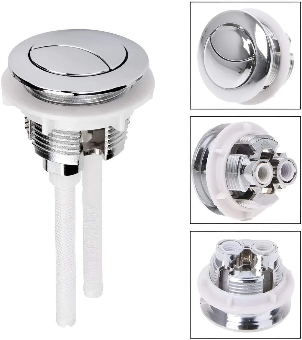 38mm round double button toilet tank replacement part for one-piece toilets