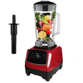 Black or red high-power 2200W kitchen blender with 2 litre jar and control panel.