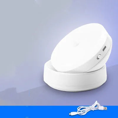 Wireless body sensing LED light unit for hallway cabinet installation with motion activation