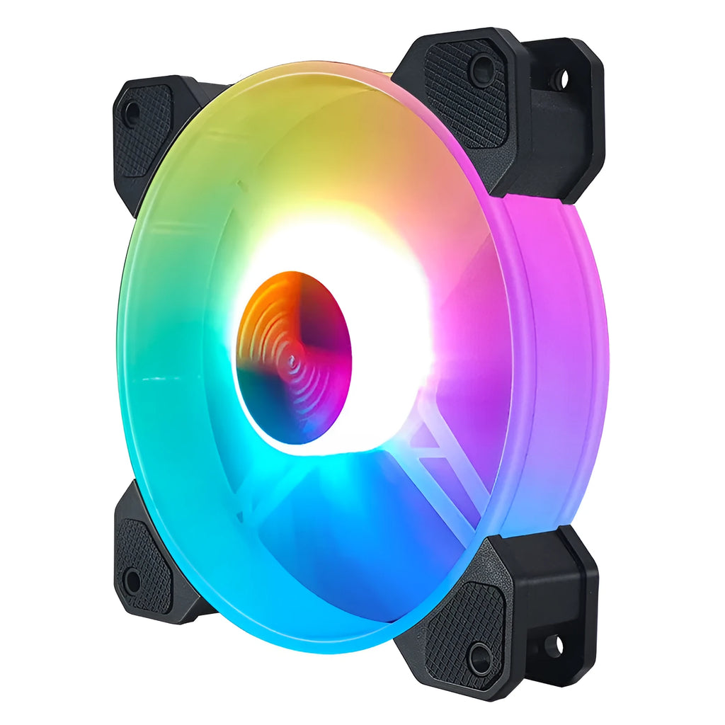12cm ABS chassis cooling fan with hydraulic bearing, 1600 RPM speed, for CPU water cooling