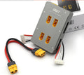 Grey Astor drone parallel charging board with male connector for battery charging accessories