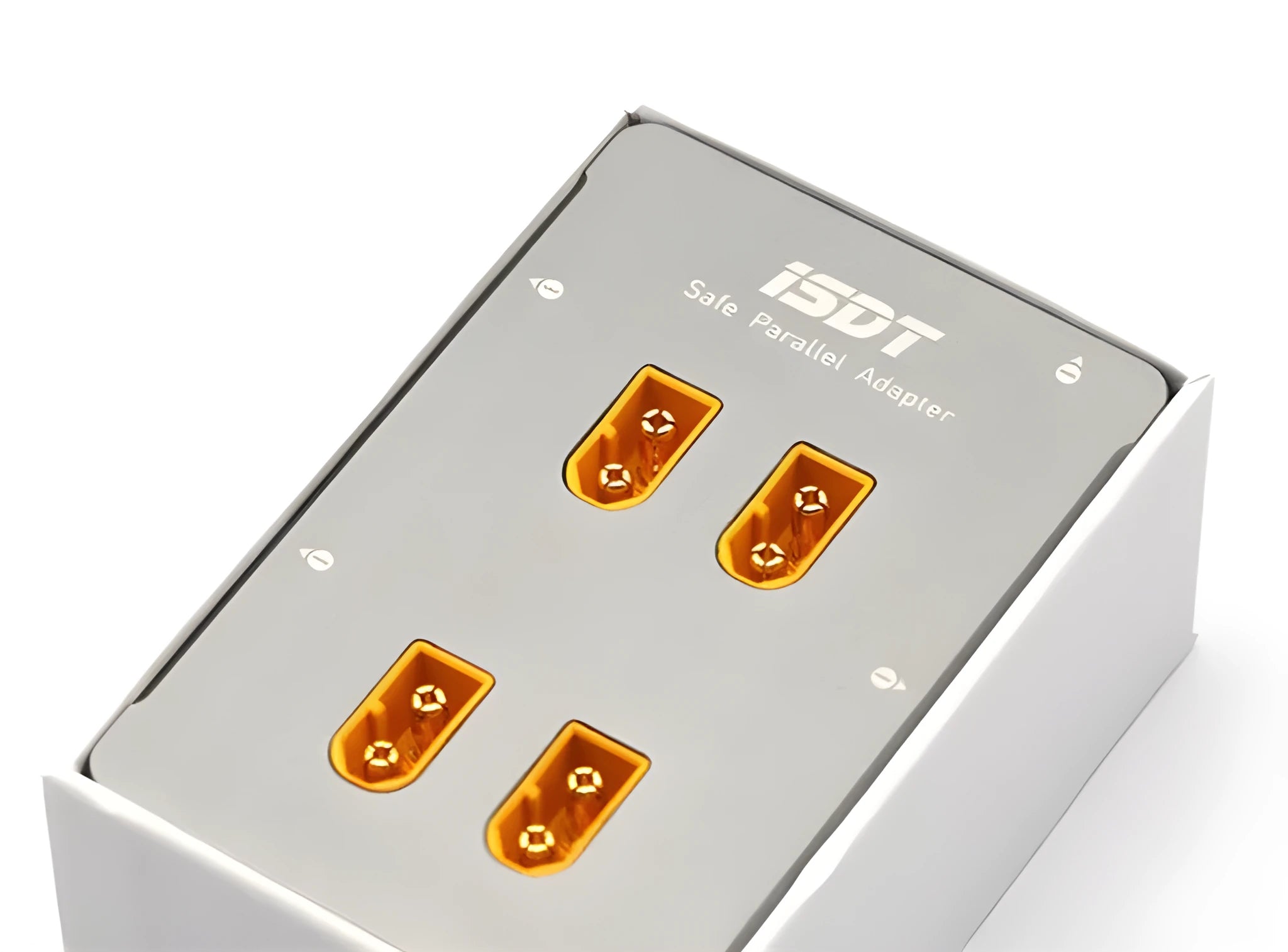 Grey Astor drone parallel charging board with male connector for battery charging accessories