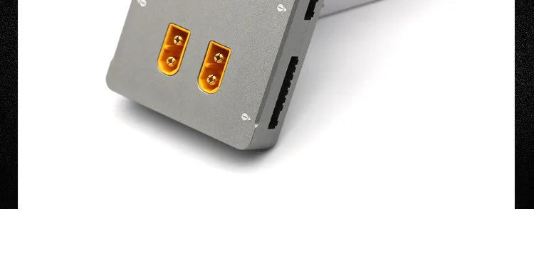 Grey Astor drone parallel charging board with male connector for battery charging accessories