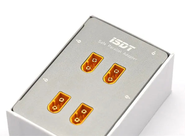 Grey Astor drone parallel charging board with male connector for battery charging accessories