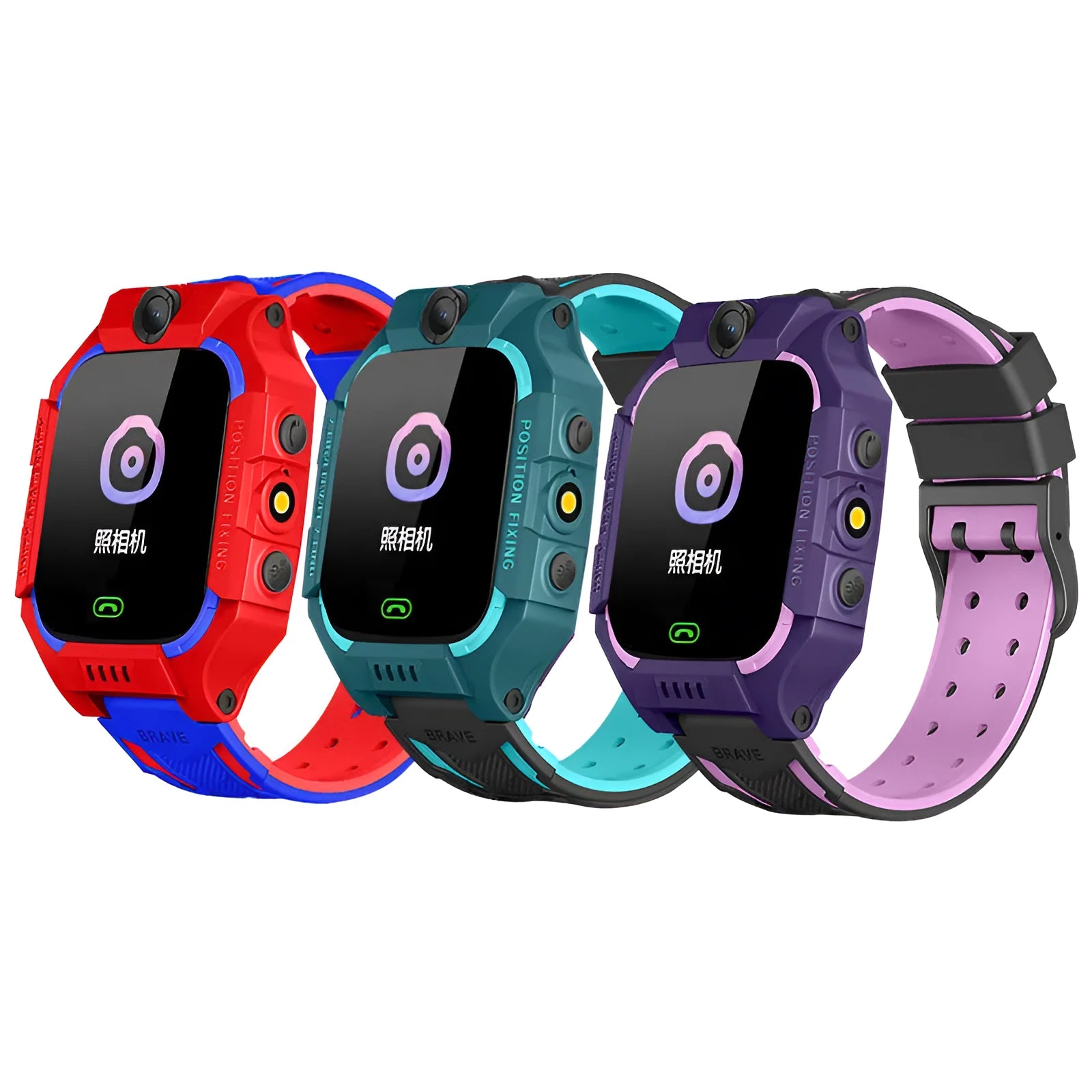 Z6 Q19 children's smart watch with 1.44-inch touch screen shown in green colour option