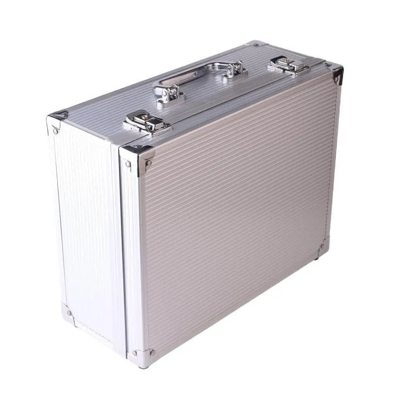 Aluminum alloy tattoo equipment storage box in black or silver colour for professional tattoo set organisation