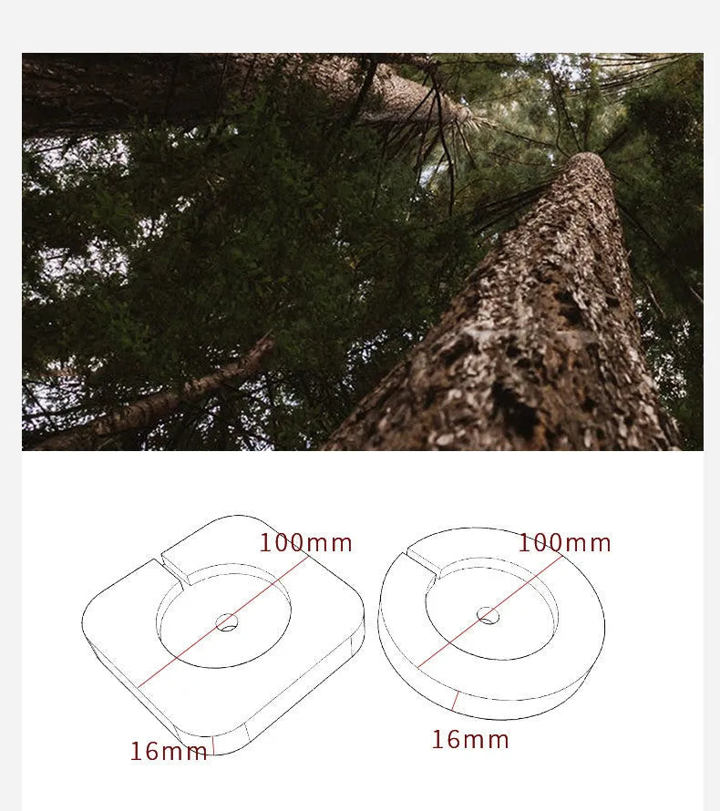 Walnut wood magnetic wireless charging base with phone attached on desktop