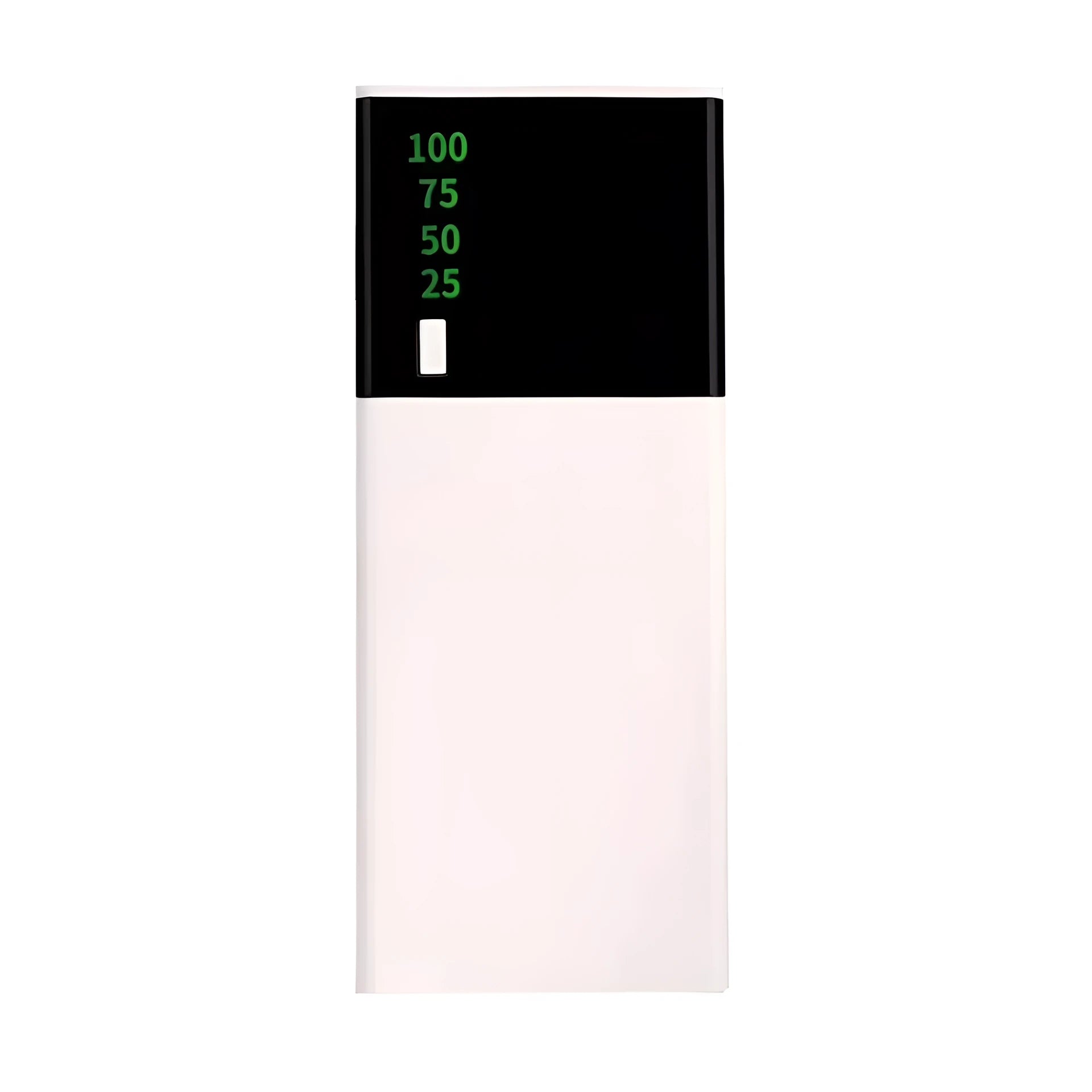 Black Rice brand 20000mAh portable power bank with charging cable.