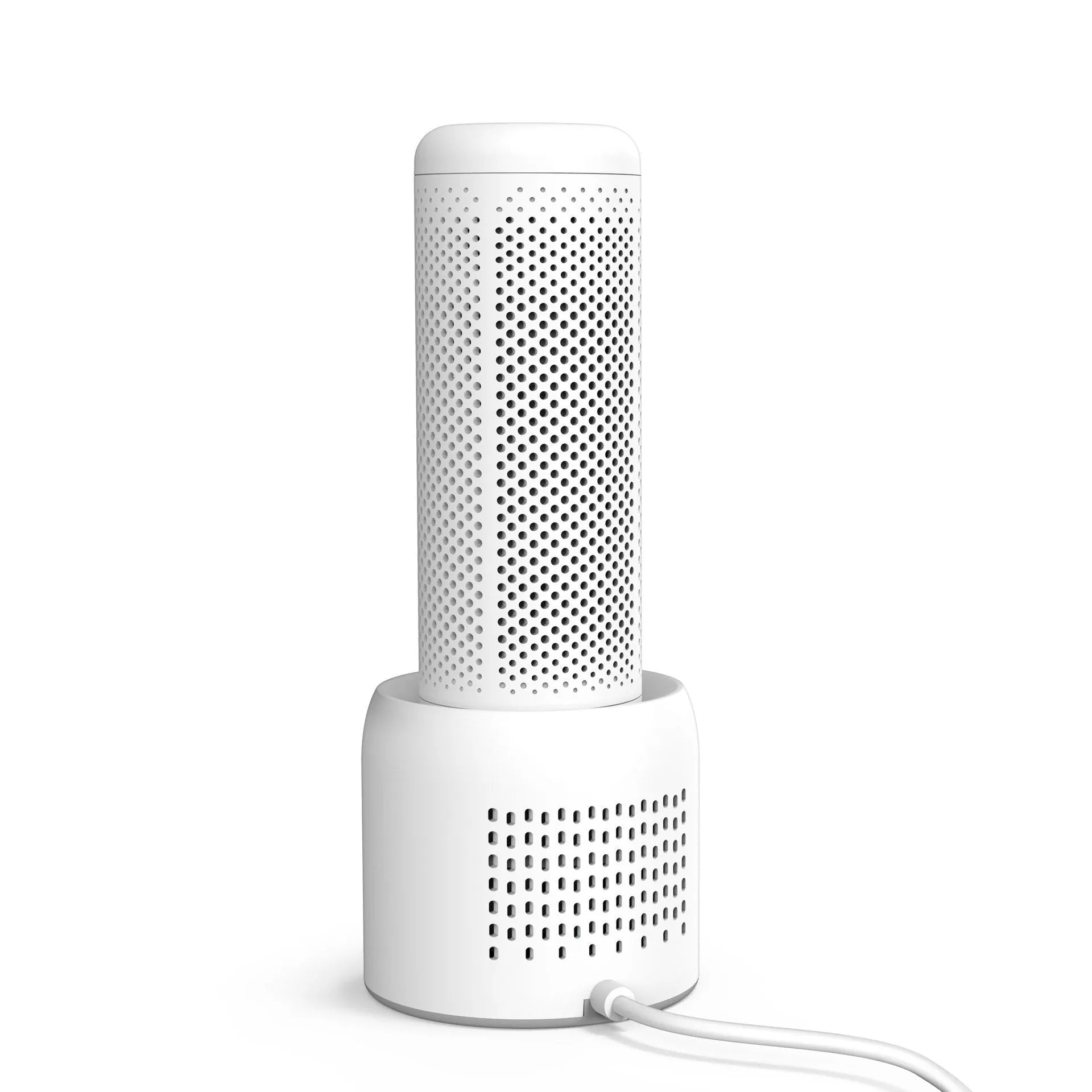 Small white household dehumidifier with 1-litre tank for rooms under 10 square metres