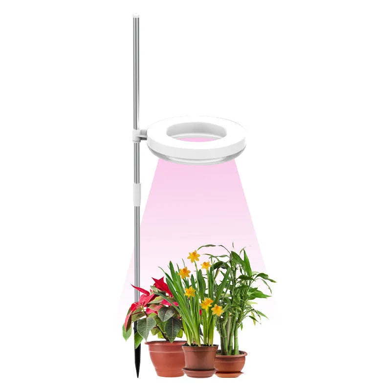 Desk plant growth lamp with full spectrum light for indoor plants