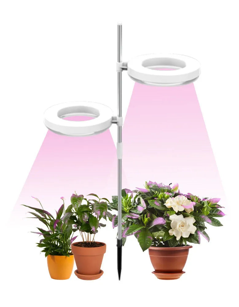 Desk plant growth lamp with full spectrum light for indoor plants