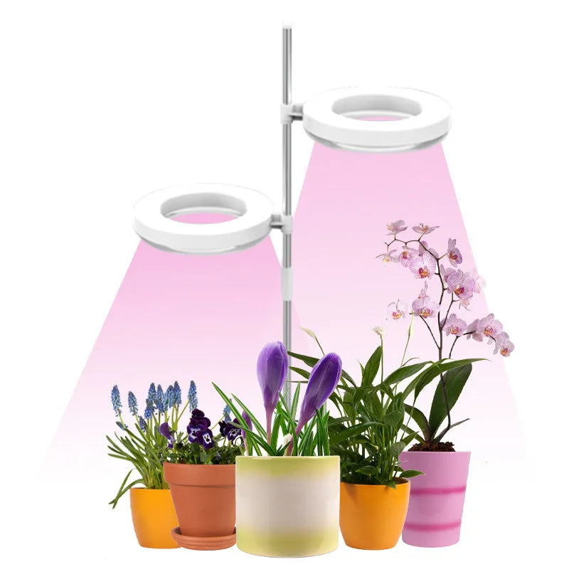 Desk plant growth lamp with full spectrum light for indoor plants