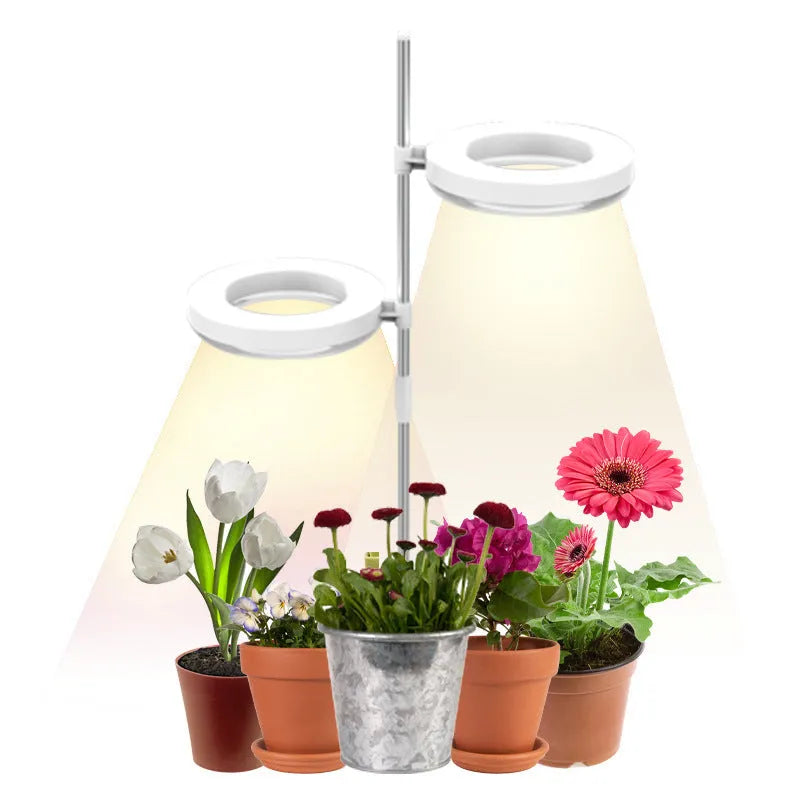 Desk plant growth lamp with full spectrum light for indoor plants
