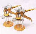 Metal alloy tile raising locator tool with height adjustment, shown at 23.5cm long.