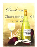 DIY digital painting kit with Apple and Chardonnay design on linen canvas with brushes and paints