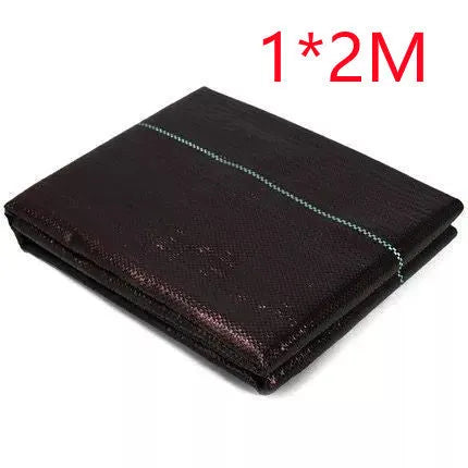 Black composite woven PE weed proof cloth ground cover fabric for greenhouse and garden