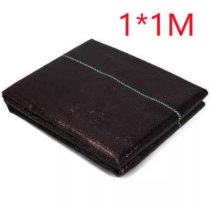 Black composite woven PE weed proof cloth ground cover fabric for greenhouse and garden