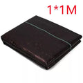 Black composite woven PE weed proof cloth ground cover fabric for greenhouse and garden