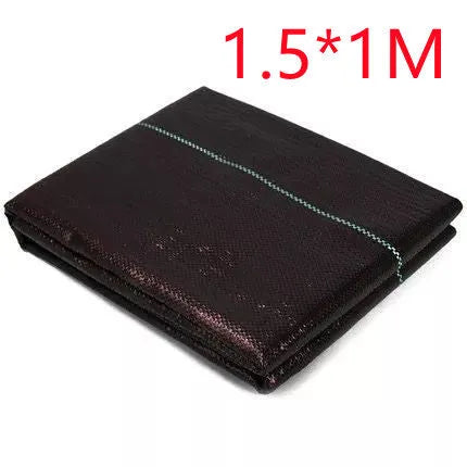Black composite woven PE weed proof cloth ground cover fabric for greenhouse and garden