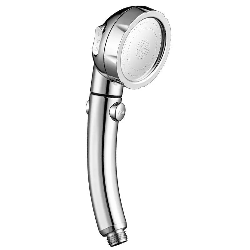 Handheld shower head with universal 4-point national standard interface in ABS plastic