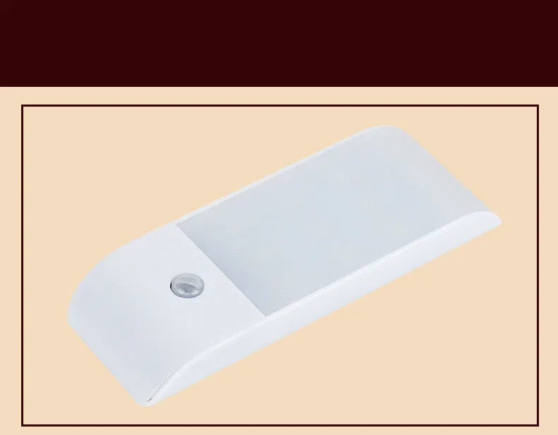 12 LED rechargeable human body night light with infrared sensor and PVC shade in new Chinese style