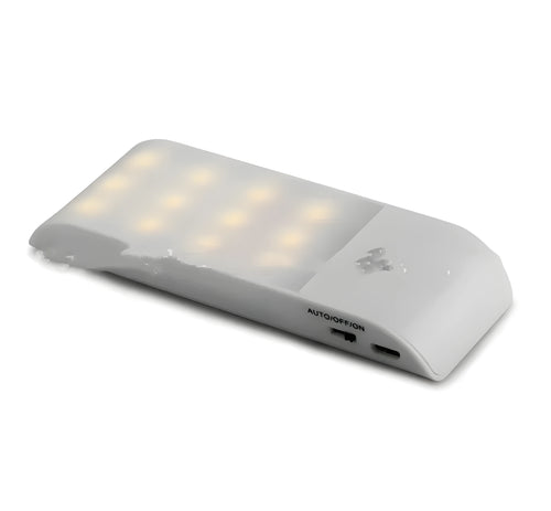 12 LED rechargeable human body night light with infrared sensor and PVC shade in new Chinese style